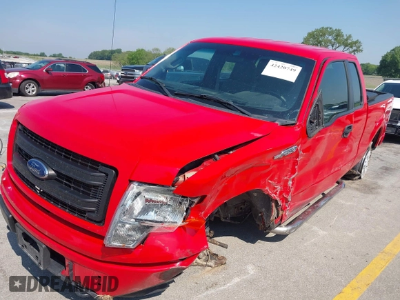 2013 Ford F-150 XL с VIN 1FTEX1EM2DKG08678, выставлен на аукционе IAAI как лот 42420749 с пробегом 108 453 миль миль и . История ставок и продаж доступна на DreamBid. Изображение 2.