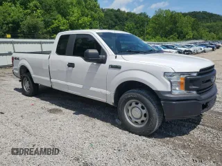 2020 Ford F-150 XL with VIN 1FTEX1E55LKD33749, listed as a Copart auction lot 61183845 with 120,277 mi miles and Salvage title. Bid and sale history available at DreamBid. Image 4.