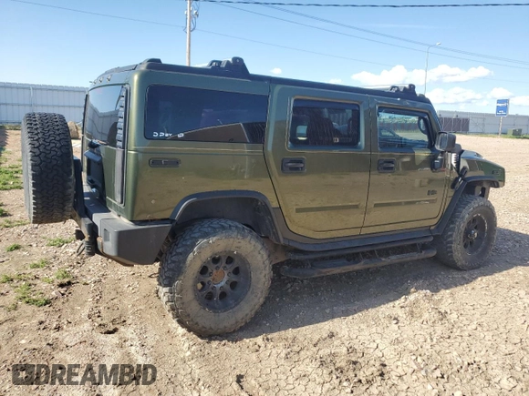 2003 Hummer H2 with VIN 5GRGN23U23H102026, listed as a Copart auction lot 62070254 with 191,588 mi miles and Clean Title. Bid and sale history available at carsss.com. Image 3.