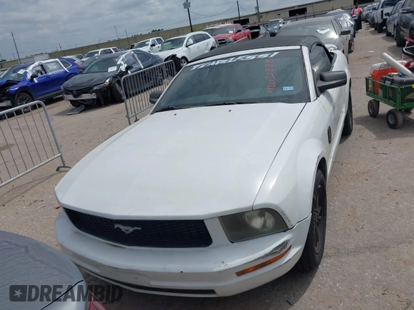 2007 Ford Mustang Deluxe with VIN 1ZVFT84N975253382, listed as a IAAI auction lot 42053888 with 96,356 mi miles and . Bid and sale history available at carsss.com. Image 6.