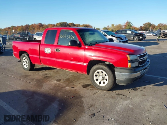 2006 Chevrolet Silverado 1500 Work Truck with VIN 1GCEC19X56Z256965, listed as a IAAI auction lot 40653848 with 254,976 mi miles. Bid and sale history available at carsss.com. Image 1.