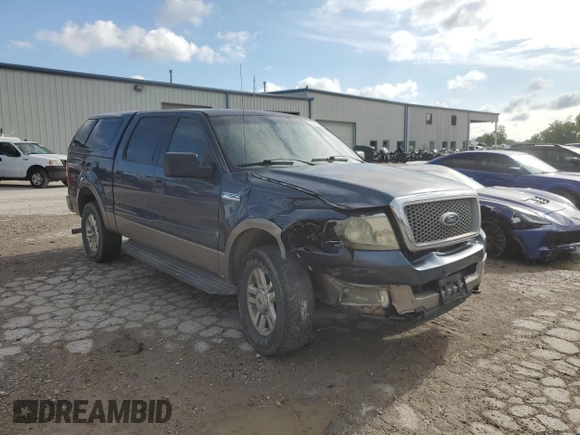 2004 Ford F-150 XLT with VIN 1FTPW14544KC06540, listed as a Copart auction lot 57387065 with 177,623 mi miles and Salvage title. Bid and sale history available at DreamBid. Image 4.