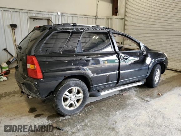 2006 Kia Sportage LX with VIN KNDJE723567251425, listed as a Copart auction lot 59339225 with 156,958 mi miles and Non repairable. Bid and sale history available at DreamBid. Image 3.