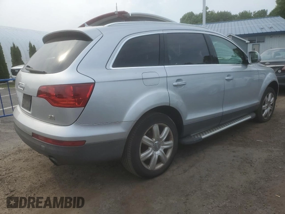 2007 Audi Q7 Premium with VIN WA1BY74L67D085907, listed as a Copart auction lot 59159385 with 181,303 mi miles and Salvage title. Bid and sale history available at DreamBid. Image 3.
