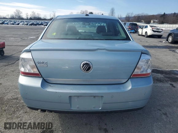 2009 Mercury Sable Premier with VIN 1MEHM42W69G633086, listed as a Copart auction lot 88501645 with 101,347 mi miles and Salvage title. Bid and sale history available at DreamBid. Image 6.