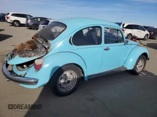 1973 Volkswagen Beetle with VIN 1332178415, listed as a Copart auction lot 41558625 with 16,505 mi miles and Salvage Title. Bid and sale history available at DreamBid. Image 3.