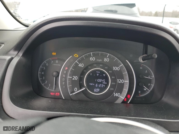 2014 Honda CR-V LX with VIN 5J6RM4H38EL013614, listed as a Copart auction lot 49458845 with 110,845 mi miles and Salvage Title. Bid and sale history available at carsss.com. Image 9.