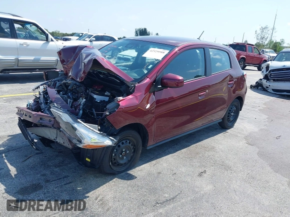 2024 Mitsubishi Mirage ES z VIN ML32AUHJ6RH027490, wystawiony jako IAAI lot #42329588 z przebiegiem 10 236 mil mil oraz . Historia ofert i sprzedaży dostępna na DreamBid. Obrazek 18.