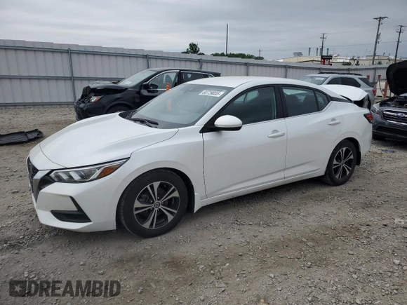 2020 Nissan Sentra SV z VIN 3N1AB8CV1LY260926, wystawiony jako Copart lot #60739035 z przebiegiem 93 580 mil mil oraz Szkoda całkowita • Salvage title. Historia ofert i sprzedaży dostępna na DreamBid. Obrazek 1.