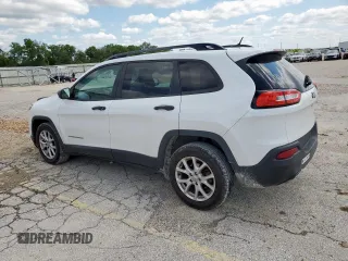 2016 Jeep Cherokee Sport z VIN 1C4PJLABXGW264766, wystawiony jako Copart lot #58787575 z przebiegiem 83 525 mil mil oraz Szkoda całkowita • Salvage title. Historia ofert i sprzedaży dostępna na DreamBid. Obrazek 2.