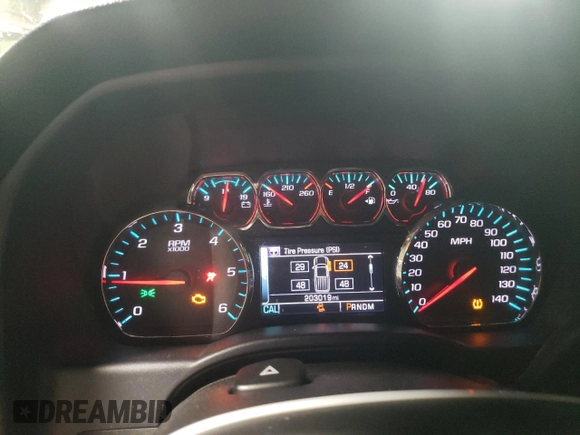 2016 Chevrolet Silverado 1500 LT with VIN 3GCUKREC9GG223954, listed as a Copart auction lot 48781595 with 203,019 mi miles and Salvage Title. Bid and sale history available at DreamBid. Image 9.