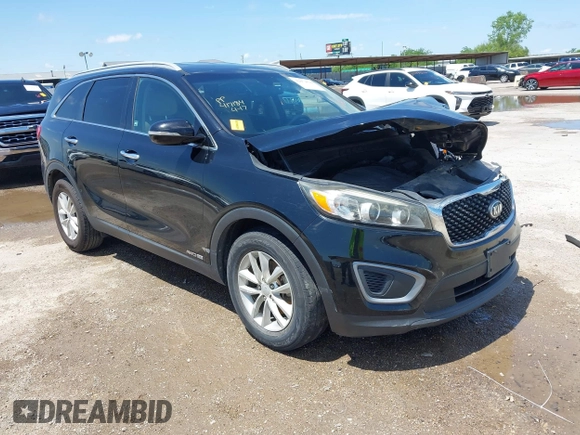 2016 Kia Sorento LX with VIN 5XYPGDA50GG012567, listed as a IAAI auction lot 42074624 with 107,605 mi miles and . Bid and sale history available at DreamBid. Image 1.