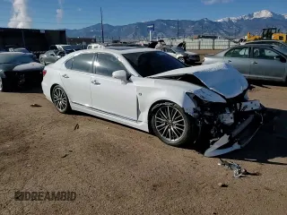 2013 Lexus LS 460 z VIN JTHCL5EFXD5017295, wystawiony jako Copart lot #88172535 z przebiegiem 118 639 mil mil oraz Szkoda całkowita • Salvage title. Historia ofert i sprzedaży dostępna na DreamBid. Obrazek 10.