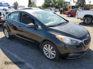 2014 Kia Forte EX with VIN KNAFX4A86E5055819, listed as a Copart auction lot 50012755 with 151,096 mi miles and Salvage Title. Bid and sale history available at carsss.com. Image 4.