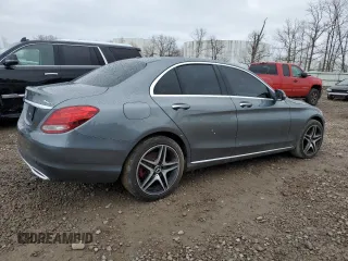 2017 Mercedes-Benz C 300 with VIN 55SWF4KB4HU198978, listed as a Copart auction lot 53070045 with Not Provided miles and Clean Title. Bid and sale history available at carsss.com. Image 3.