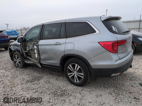 2018 Honda Pilot EX-L with VIN 5FNYF6H57JB071851, listed as a Copart auction lot 50765215 with 55,420 mi miles and Salvage Title. Bid and sale history available at carsss.com. Image 2.