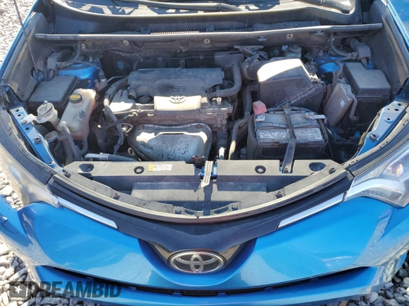2017 Toyota RAV4 LE with VIN 2T3BFREV8HW676137, listed as a Copart auction lot 46042844 with 264,031 mi miles and Salvage Title. Bid and sale history available at carsss.com. Image 12.