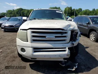 2007 Ford Expedition Max Limited with VIN 1FMFK205X7LA15069, listed as a Copart auction lot 61234255 with 184,803 mi miles and Salvage title. Bid and sale history available at DreamBid. Image 5.