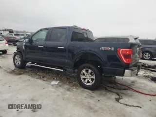2022 Ford F-150 XL with VIN 1FTEW1EPXNKD65345, listed as a Copart auction lot 43412035 with 56,312 mi miles and Salvage Title. Bid and sale history available at carsss.com. Image 2.
