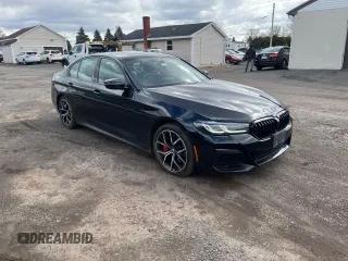 2023 BMW 5 Series 540i xDrive with VIN WBA73BJ06PWX86780, listed as a Copart auction lot 48510235 with 87,477 mi miles and Clean Title. Bid and sale history available at carsss.com. Image 4.