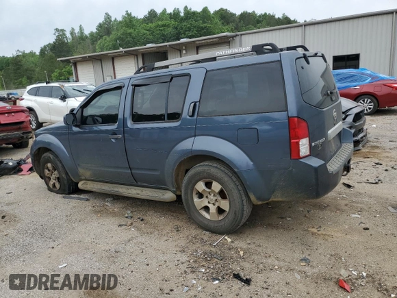 2005 Nissan Pathfinder LE z VIN 5N1AR18U95C706750, wystawiony jako Copart lot #81186314 z przebiegiem 259 815 mil mil oraz Szkoda całkowita • Salvage title. Historia ofert i sprzedaży dostępna na DreamBid. Obrazek 2.