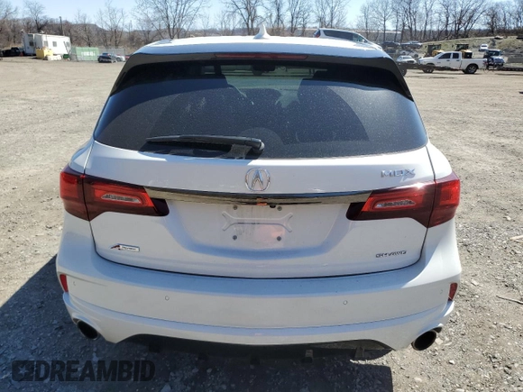 2020 Acura MDX w/Technology/A-Spec Pkg with VIN 5J8YD4H05LL032501, listed as a Copart auction lot 51182145 with 34,238 mi miles and Salvage Title. Bid and sale history available at carsss.com. Image 6.