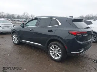 2021 Buick Envision Preferred with VIN LRBAZLR4XMD105028, listed as a IAAI auction lot 41636431 with 15,502 mi miles. Bid and sale history available at carsss.com. Image 3.
