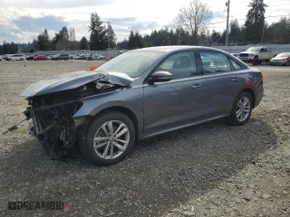 2021 Volkswagen Passat 2.0T S with VIN 1VWAA7A32MC018553, listed as a Copart auction lot 50453545 with 37,344 mi miles and Salvage Title. Bid and sale history available at carsss.com. Image 1.