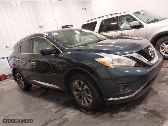 2016 Nissan Murano S with VIN 5N1AZ2MG1GN120699, listed as a IAAI auction lot 41745300 with 99,345 mi miles. Bid and sale history available at carsss.com. Image 13.