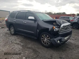2014 Toyota Sequoia Limited with VIN 5TDKY5G17ES053960, listed as a Copart auction lot 80190134 with 290,202 mi miles and Salvage Title. Bid and sale history available at carsss.com. Image 4.