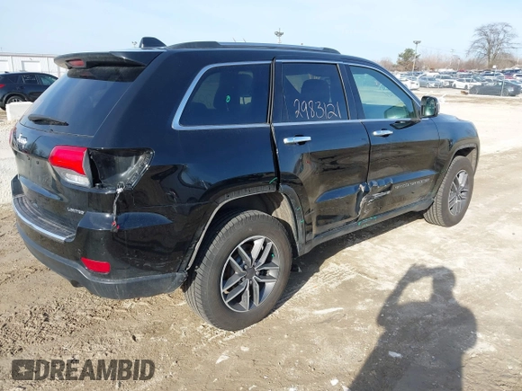 2019 Jeep Grand Cherokee Limited with VIN 1C4RJFBG7KC782834, listed as a IAAI auction lot 41822765 with 96,786 mi miles and . Bid and sale history available at DreamBid. Image 4.