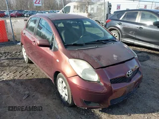 2009 Toyota Yaris with VIN JTDKT903X95258654, listed as a IAAI auction lot 41759756 with 93,810 mi miles. Bid and sale history available at carsss.com. Image 1.