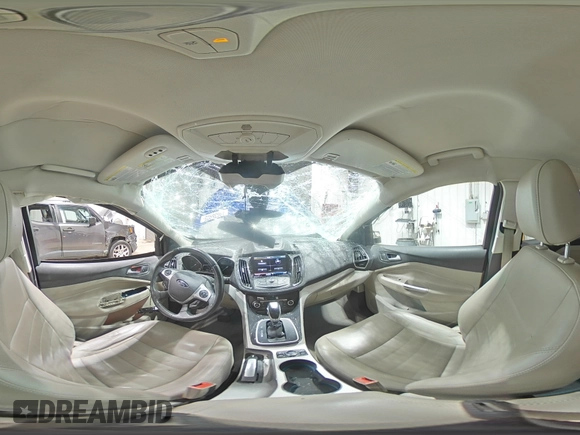 2013 Ford Escape SEL with VIN 1FMCU9H97DUD57601, listed as a Copart auction lot 49638925 with 105,127 mi miles and Salvage title. Bid and sale history available at DreamBid. Image 14.
