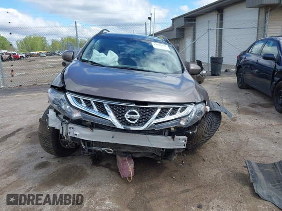 2014 Nissan Murano S with VIN JN8AZ1MW4EW523688, listed as a IAAI auction lot 42325985 with 99,017 mi miles and . Bid and sale history available at DreamBid. Image 6.