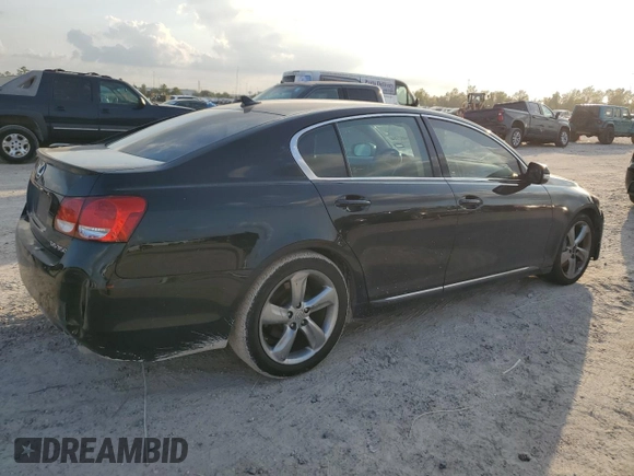 2009 Lexus GS 350 with VIN JTHBE96S590044871, listed as a Copart auction lot 78482784 with 165,474 mi miles and Salvage Title. Bid and sale history available at carsss.com. Image 3.