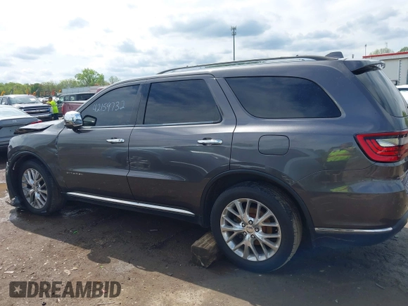 2014 Dodge Durango Citadel with VIN 1C4RDJEG7EC493379, listed as a IAAI auction lot 42159732 with 184,373 mi miles and . Bid and sale history available at DreamBid. Image 14.
