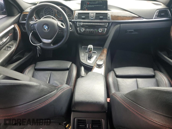 2016 BMW 3 Series 328i with VIN WBA8E9C54GK643575, listed as a Copart auction lot 50355285 with 161,847 mi miles and Salvage Title. Bid and sale history available at DreamBid. Image 8.