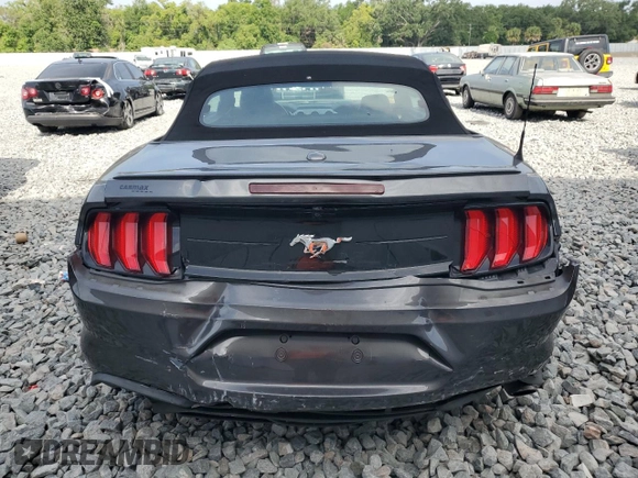 2019 Ford Mustang EcoBoost with VIN 1FATP8UHXK5129463, listed as a Copart auction lot 54005485 with 54,057 mi miles and Salvage Title. Bid and sale history available at carsss.com. Image 6.
