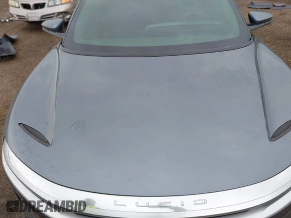 2023 Lucid Air Pure with VIN 50EA1PFA5PA007794, listed as a IAAI auction lot 42113156 with 5,052 mi miles. Bid and sale history available at carsss.com. Image 10.