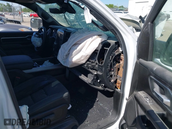 2025 Ram 1500 Big Horn with VIN 1C6SRFFP7SN564294, listed as a IAAI auction lot 41875982 with 2,495 mi miles and . Bid and sale history available at DreamBid. Image 5.