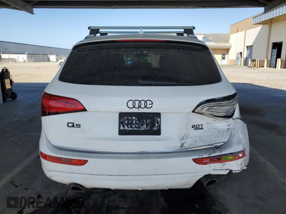2016 Audi Q5 Premium with VIN WA1C2AFP5GA075146, listed as a Copart auction lot 55075805 with 67,622 mi miles and Salvage title. Bid and sale history available at DreamBid. Image 6.