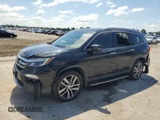 2016 Honda Pilot Touring z VIN 5FNYF6H98GB083356, wystawiony jako Copart lot #59170675 z przebiegiem 91 478 mil mil oraz Szkoda całkowita • Salvage title. Historia ofert i sprzedaży dostępna na DreamBid. Obrazek 1.