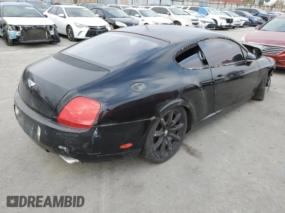 2006 Bentley Continental GT GT z VIN SCBCR63W36C037589, wystawiony jako Copart lot #54254175 z przebiegiem 61 791 mil mil oraz Czysty tytuł • Clean title. Historia ofert i sprzedaży dostępna na DreamBid. Obrazek 3.