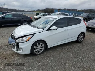 2014 Hyundai Accent SE with VIN KMHCU5AE6EU194568, listed as a Copart auction lot 46451645 with 70,976 mi miles and Salvage Title. Bid and sale history available at carsss.com. Image 1.