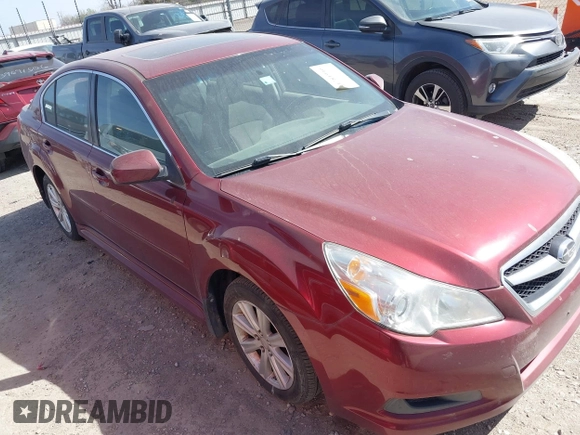 2012 Subaru Legacy 2.5i Premium with VIN 4S3BMCG62C3032296, listed as a IAAI auction lot 41781946 with 184,148 mi miles. Bid and sale history available at carsss.com. Image 1.