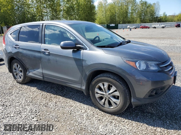 2013 Honda CR-V EX with VIN 5J6RM4H57DL002586, listed as a Copart auction lot 54277565 with 129,164 mi miles and Salvage Title. Bid and sale history available at carsss.com. Image 4.