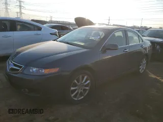 2007 Acura TSX with VIN JH4CL96807C005423, listed as a Copart auction lot 46601425 with 134,370 mi miles and Clean Title. Bid and sale history available at carsss.com. Image 1.