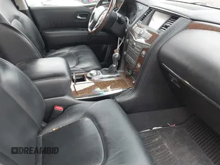 2017 Infiniti QX80 Signature Edition with VIN JN8AZ2NEXH9155628, listed as a IAAI auction lot 41941376 with 90,134 mi miles. Bid and sale history available at carsss.com. Image 5.