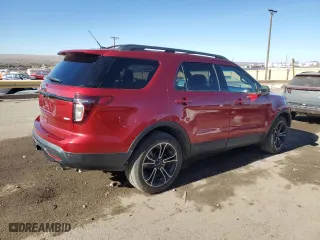2015 Ford Explorer Sport with VIN 1FM5K8GT2FGB89762, listed as a Copart auction lot 86642024 with 165,441 mi miles and Salvage Title. Bid and sale history available at carsss.com. Image 3.