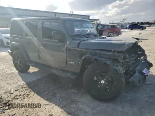 2020 Jeep Wrangler Unlimited Sport S z VIN 1C4HJXDG7LW271235, wystawiony jako Copart lot #48398275 z przebiegiem 62 734 mil mil oraz Szkoda całkowita • Salvage title. Historia ofert i sprzedaży dostępna na DreamBid. Obrazek 4.